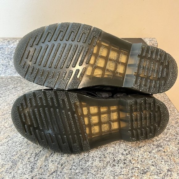 Dr. Martens‎ 1461 Distorted Leopard / Skull Print Oxfords Black Grey Womens Sz 5 - Picture 8 of 9